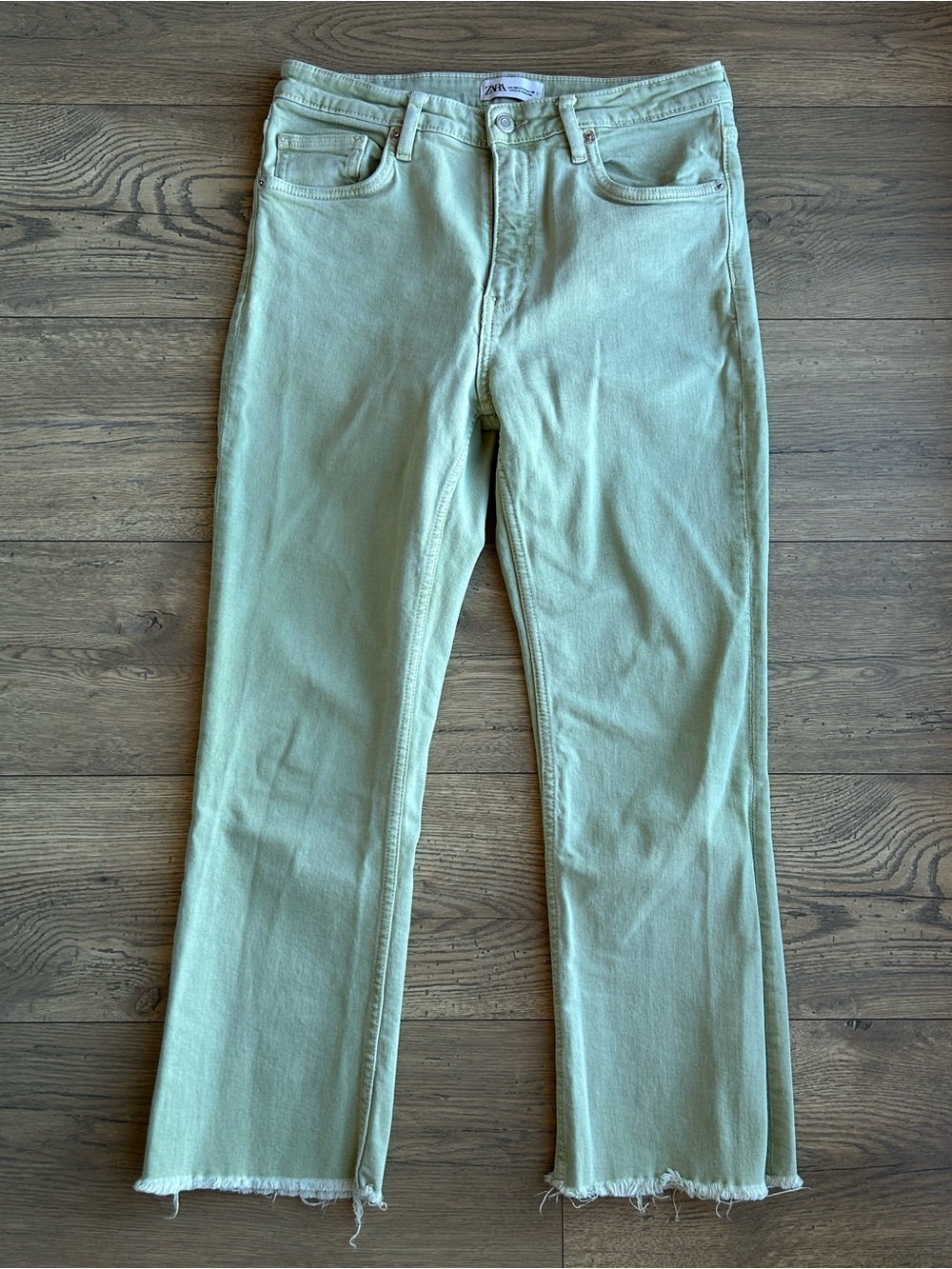 Zara Light Green Women's Jeans
